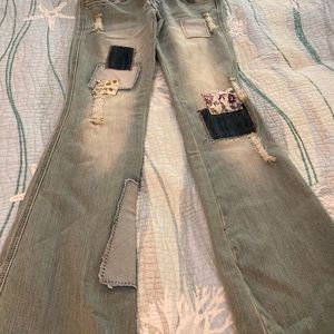 Delia’s Patchwork Jeans